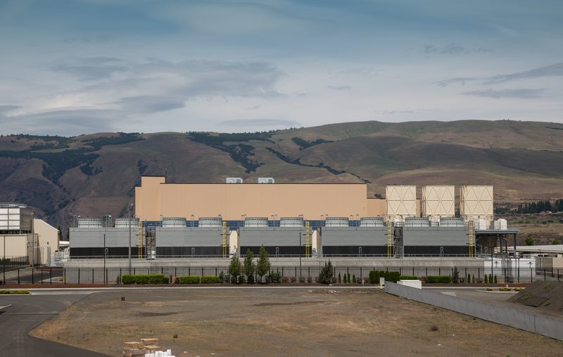 Google data center campus in The Dalles, Oregon