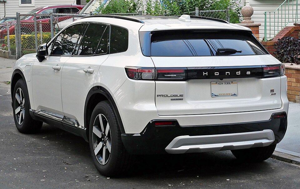 2024 Honda Prologue Touring rear view showing the EV's design