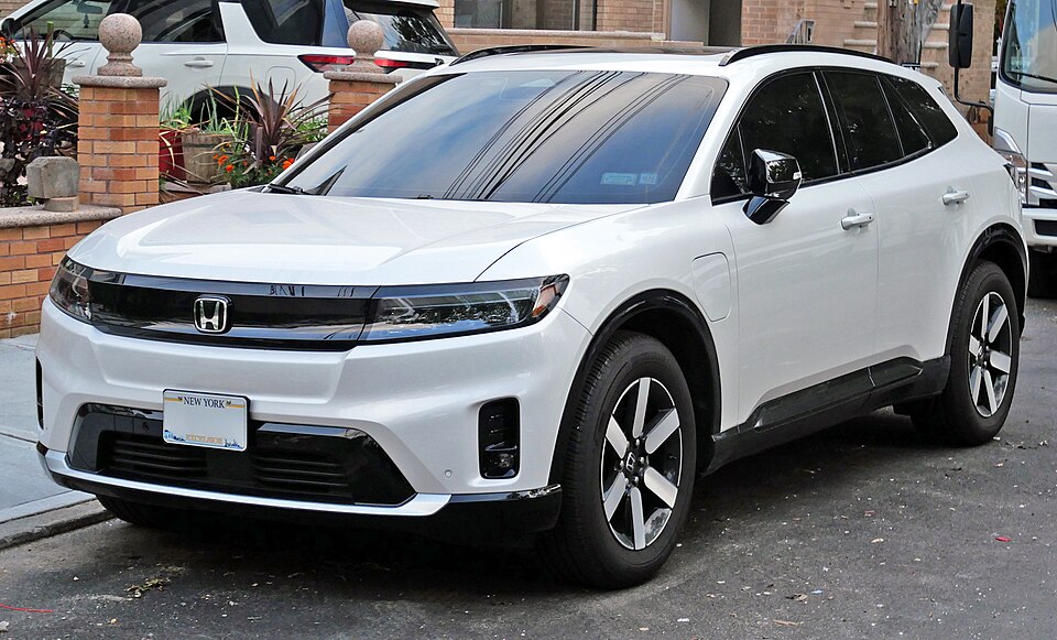 2024 Honda Prologue Touring front view, the EV model central to Honda's electrification plans