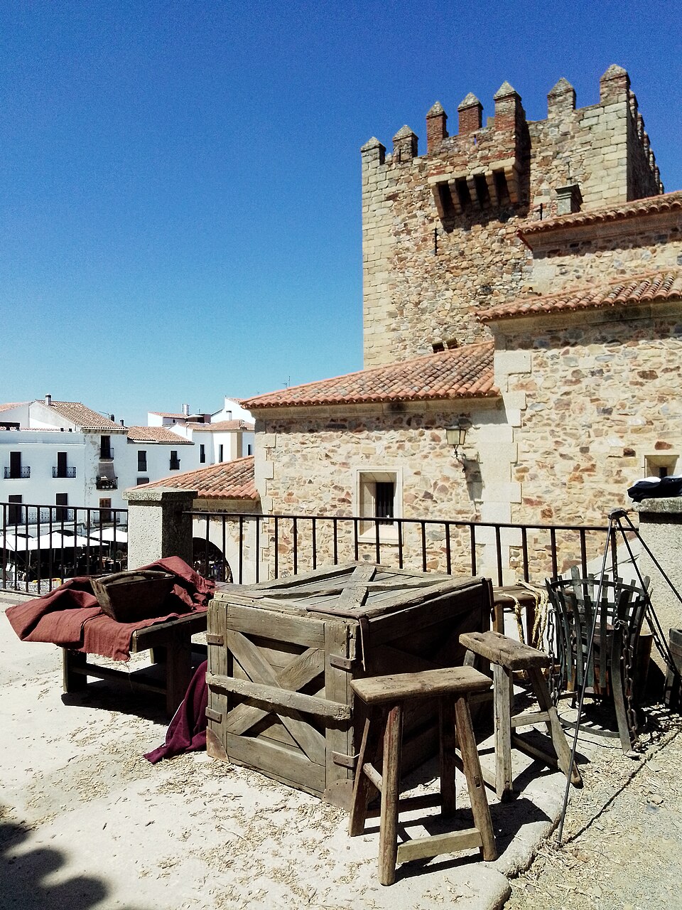 Period-accurate props for House of the Dragon filmed in historic Cáceres