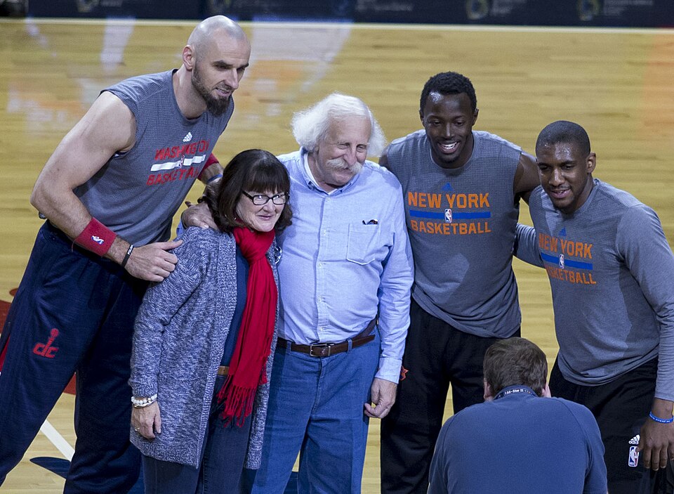 Knicks game action at Madison Square Garden