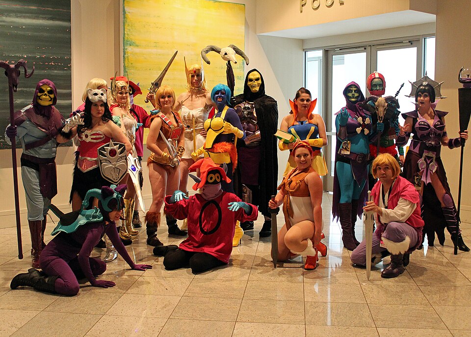 Masters of the Universe cosplay group at Dragon Con convention showcasing He-Man characters