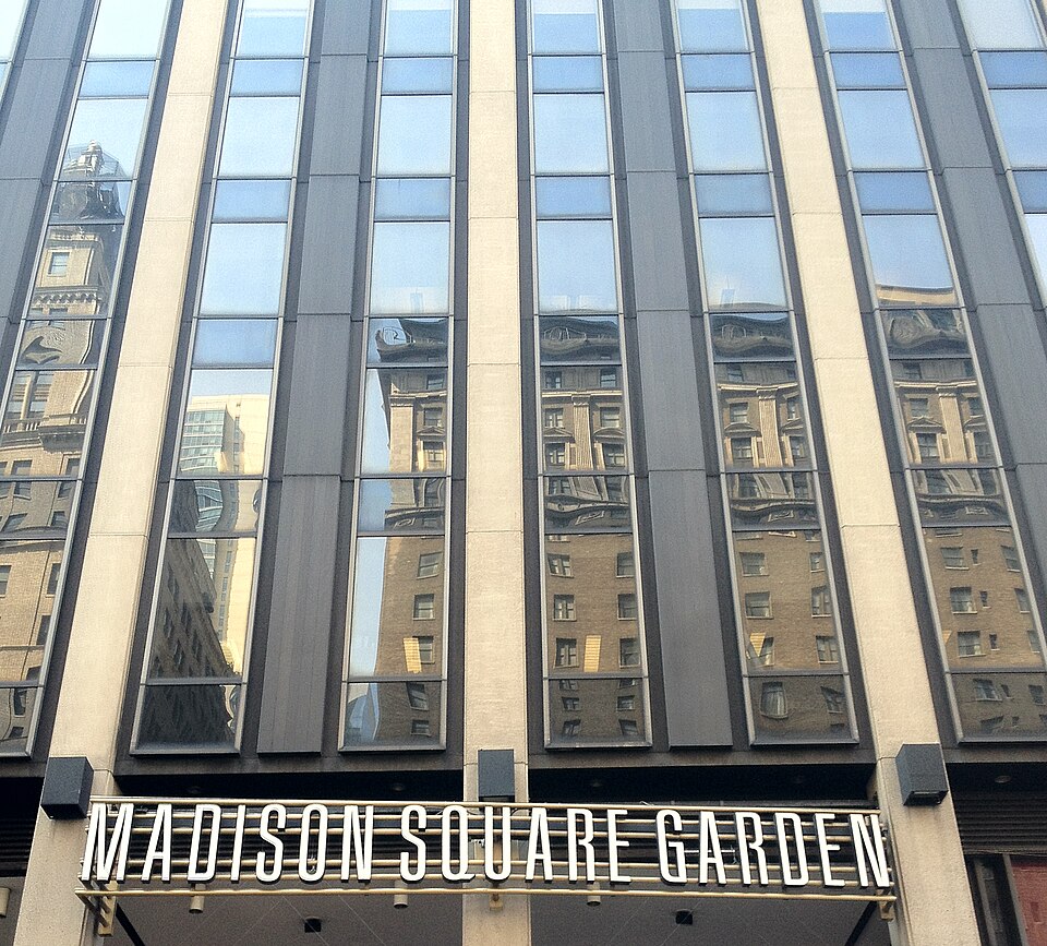 Madison Square Garden arena in New York City