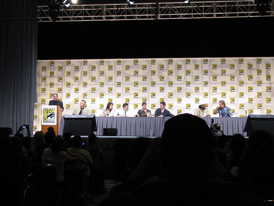 Entertainment industry fans gathering at a major pop culture convention