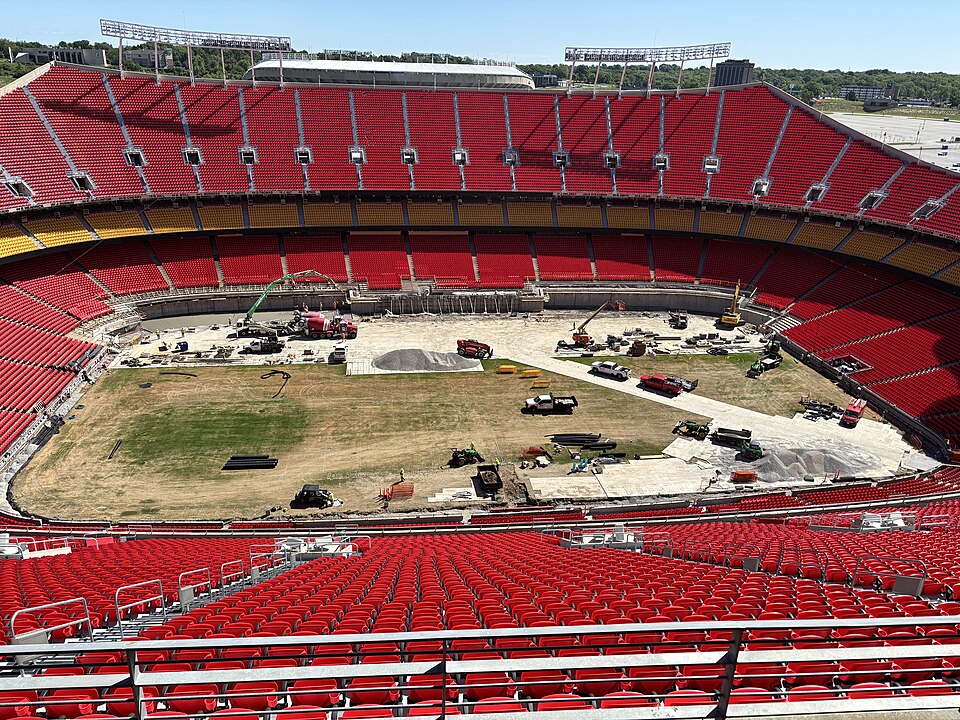 Arrowhead Stadium being prepared for World Cup 2026